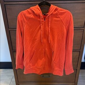 Banana Republic Red Zip-Up Hoodie and Shorts. Matching Set.